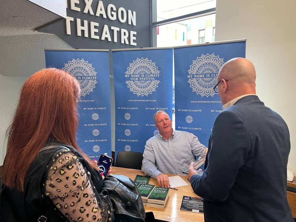 Filmmaker interviewed at the festival